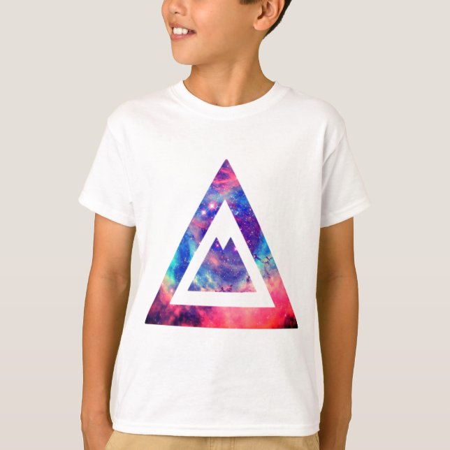 Dreieck Hipster T-Shirt (Vorderseite)