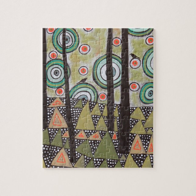 Dreieck-Landschaftsentwurf Puzzle (Vertikal)