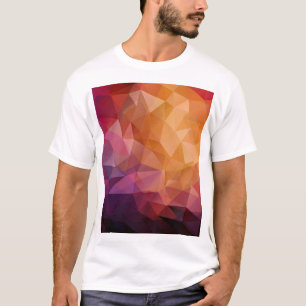 Dreieck-Mosaik: Dunkel Vintag T-Shirt