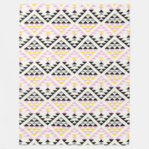 Dreieck-Muster der modernen geometrischen Fliesen  Fleecedecke