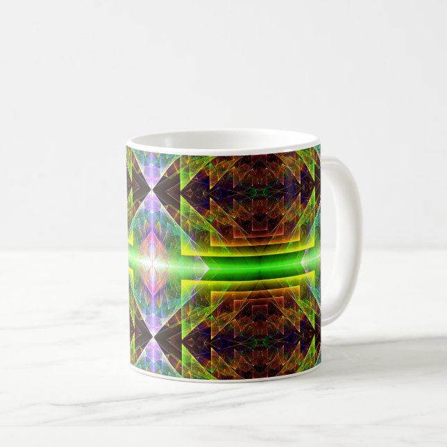 Dreieck-Prisma Kaffeetasse (VorderseiteRechts)