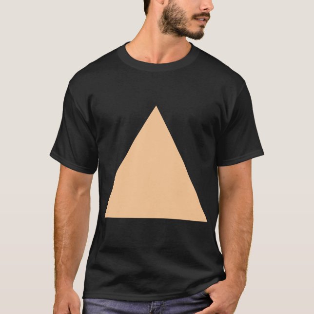Dreieck - Sand T-Shirt (Vorderseite)