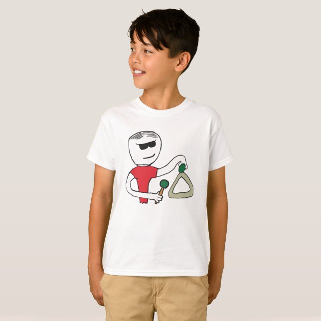 Dreieck-Spielen T-Shirt (Vorne ganz)