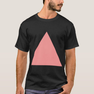 Dreieck - Weichrosa T-Shirt