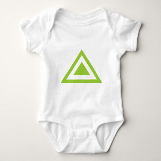 Dreieckbogen 01 baby strampler (Vorderseite)
