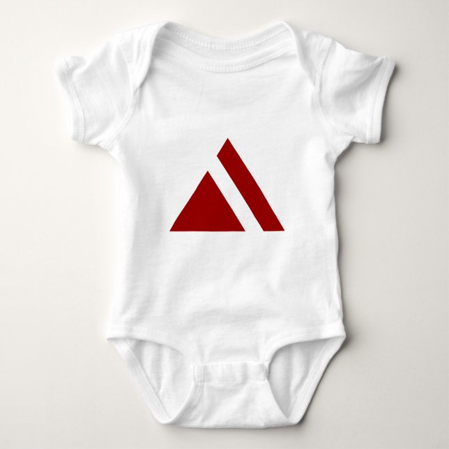 Dreieckbogen 03 baby strampler (Vorderseite)