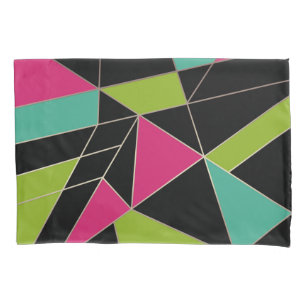 Dreiecke abstrakte geometrische Geometrie Kissenbezug