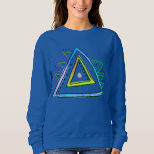 Dreiecke Abstrakte Kunst Sweatshirt