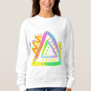 Dreiecke Abstrakte Kunst zu tragen Sweatshirt