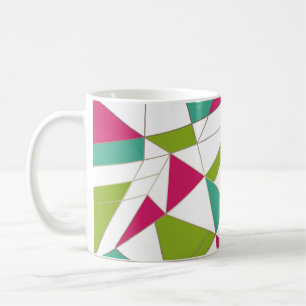 Dreiecke abstraktes Druck geometrisch Geometrie Mo Kaffeetasse