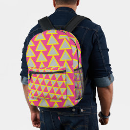 Dreiecke Bedruckter Rucksack