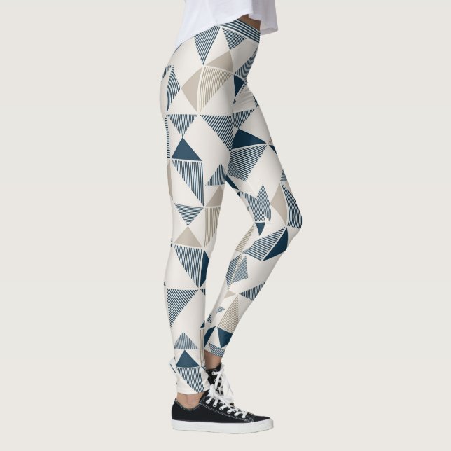 Dreiecke Dashes Leggings (Rechts)