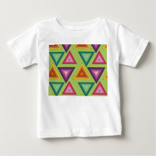 Dreiecke der 1970er baby t-shirt
