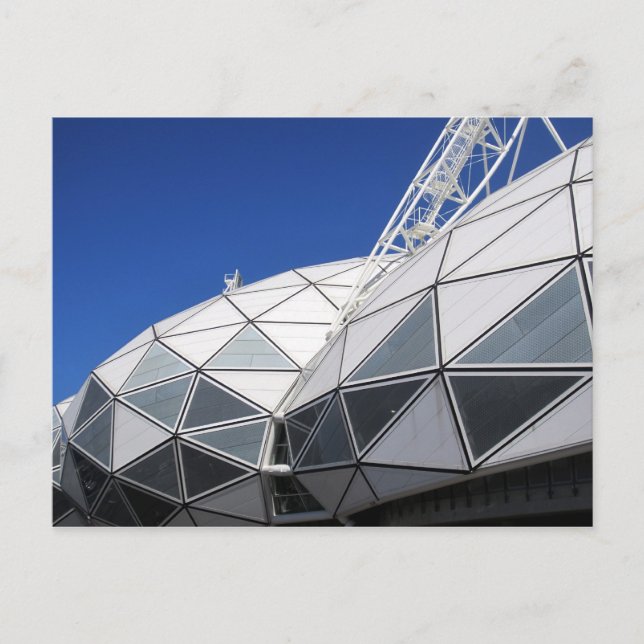 Dreiecke des Melbourne-Stadions Postkarte (Vorderseite)