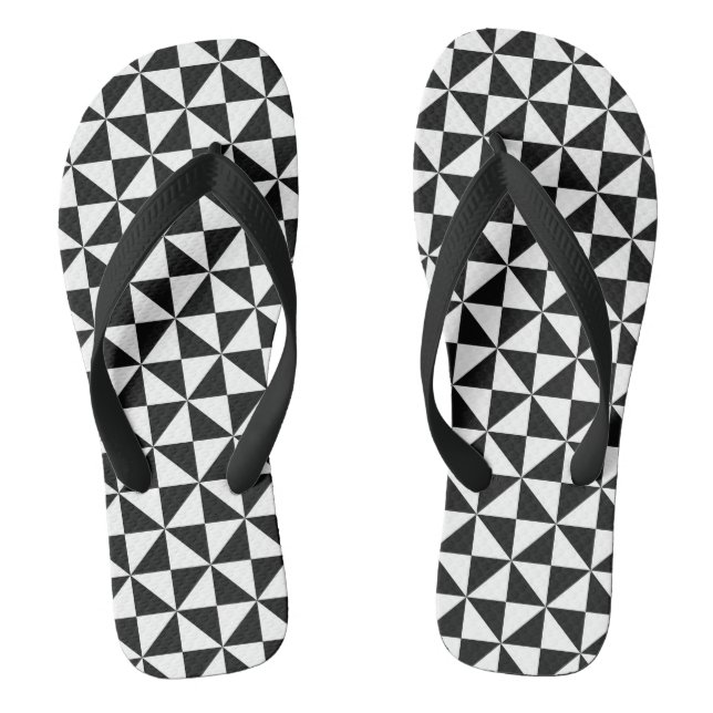 Dreiecke Flip Flops (Fußbett)