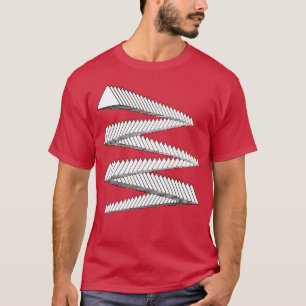 Dreiecke geometrisches Design T-Shirt