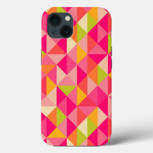 Dreiecke geometrisches Muster iPhone 13 Hülle