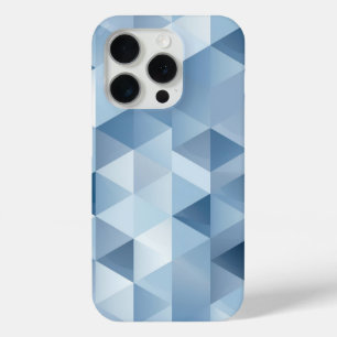 Dreiecke in blau und grau Case-Mate iPhone hülle
