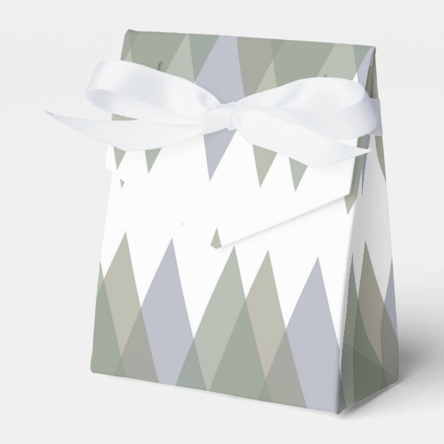 Dreiecke Khaki Geschenkschachtel (Vorderseite)