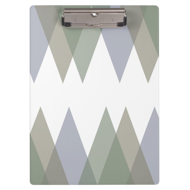 Dreiecke Khaki Klemmbrett (Vorderseite)