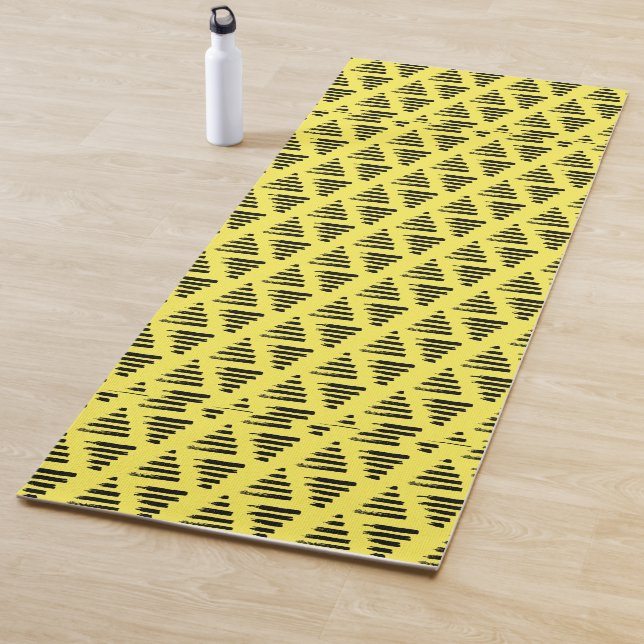Dreiecke + Linien Yogamatte (Beispiel)