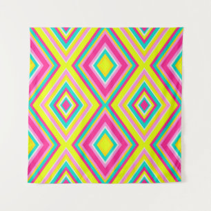 Dreiecke mit nahtlosen geometrischen Formen Wandteppich