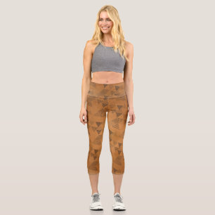 Dreiecke Muster 5 Capri Leggings