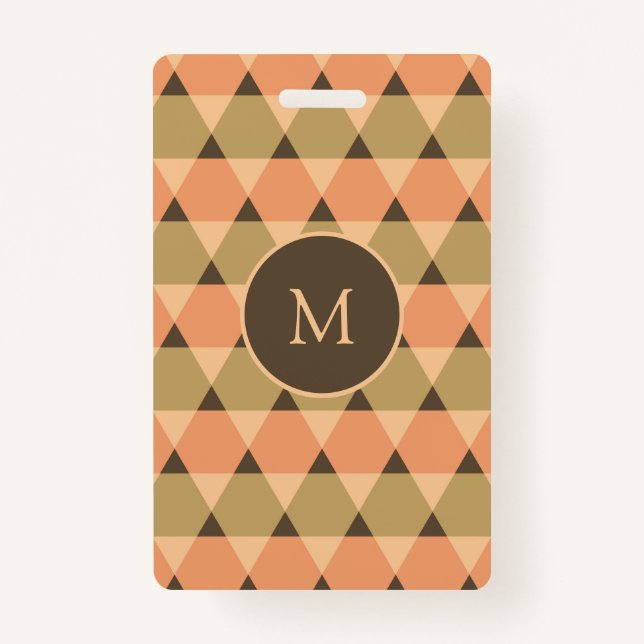 Dreiecke Muster Ausweis (Vorderseite)