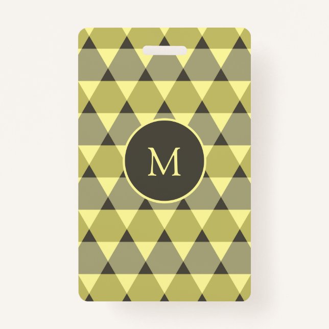 Dreiecke Muster Ausweis (Vorderseite)