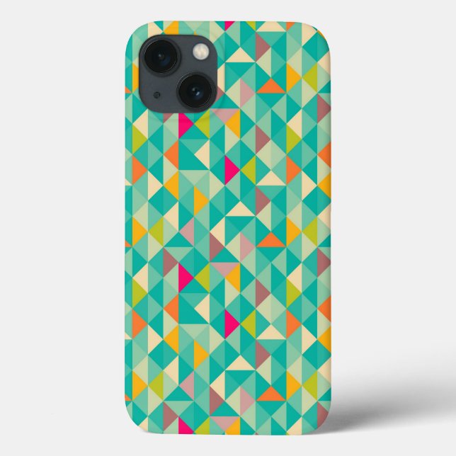 Dreiecke Muster Case-Mate iPhone Hülle (Rückseite)