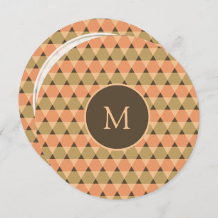 Dreiecke Muster Einladung