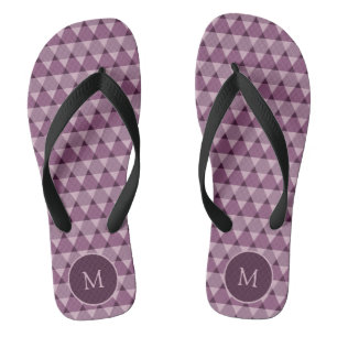 Dreiecke-Muster Flip Flops