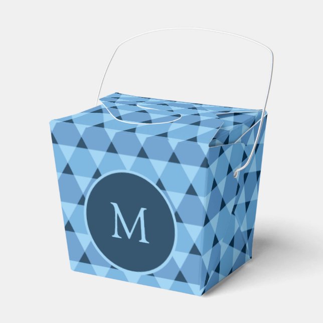 Dreiecke Muster Geschenkschachtel (Vorderseite)
