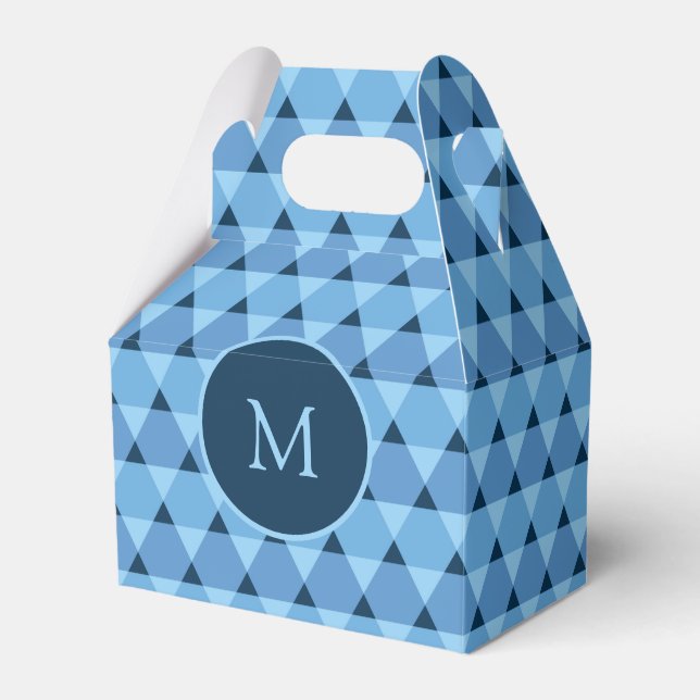 Dreiecke Muster Geschenkschachtel (Vorderseite)