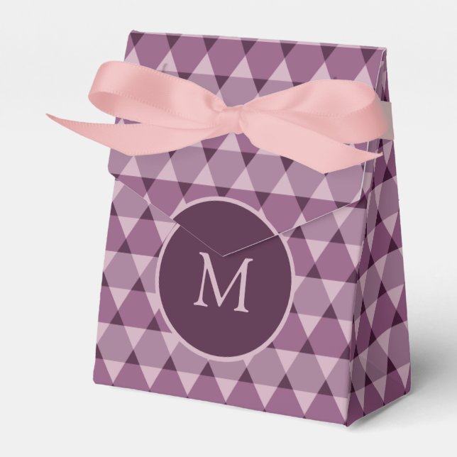 Dreiecke Muster Geschenkschachtel (Vorderseite)
