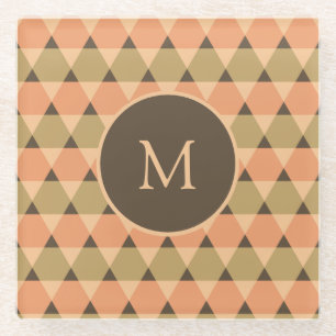 Dreiecke Muster Glasuntersetzer