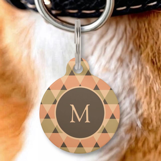 Dreiecke Muster Haustiermarke (Von Creator hochgeladen)