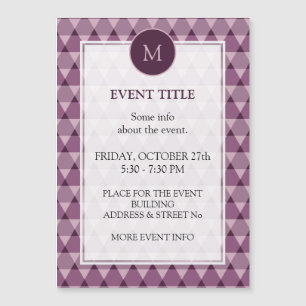 Dreiecke Muster Magnetkarte