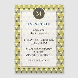 Dreiecke Muster Magnetkarte