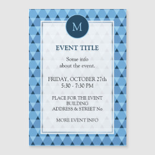 Dreiecke Muster Magnetkarte