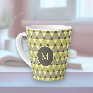 Dreiecke Muster Milchtasse