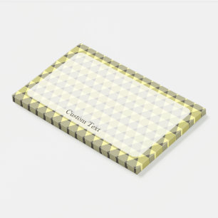 Dreiecke Muster Post-it Klebezettel