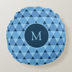 Dreiecke Muster Rundes Kissen