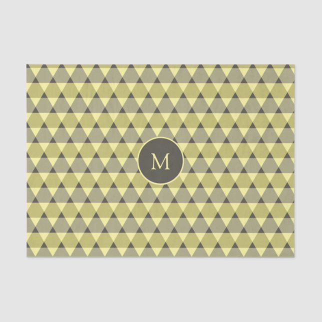 Dreiecke Muster Seidenpapier (Vorderseite)