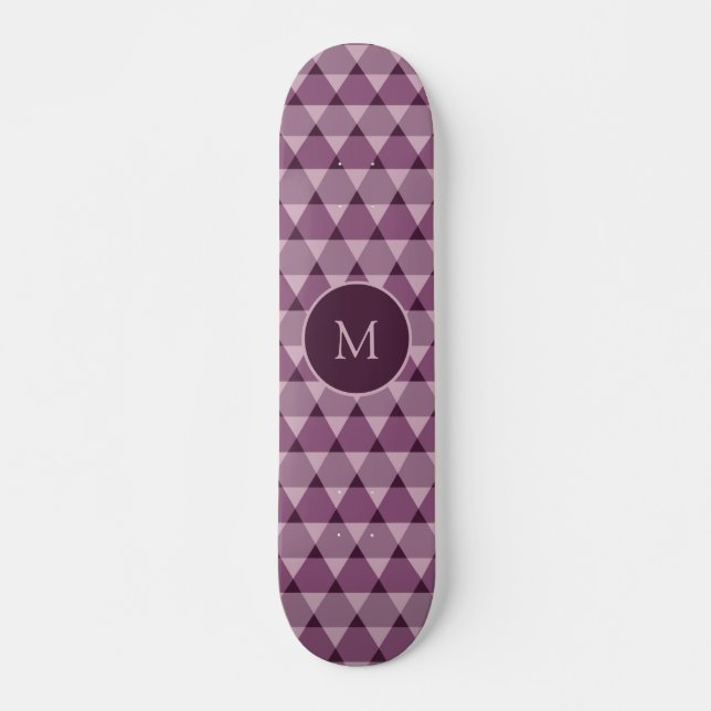 Dreiecke Muster Skateboard (Vorne)