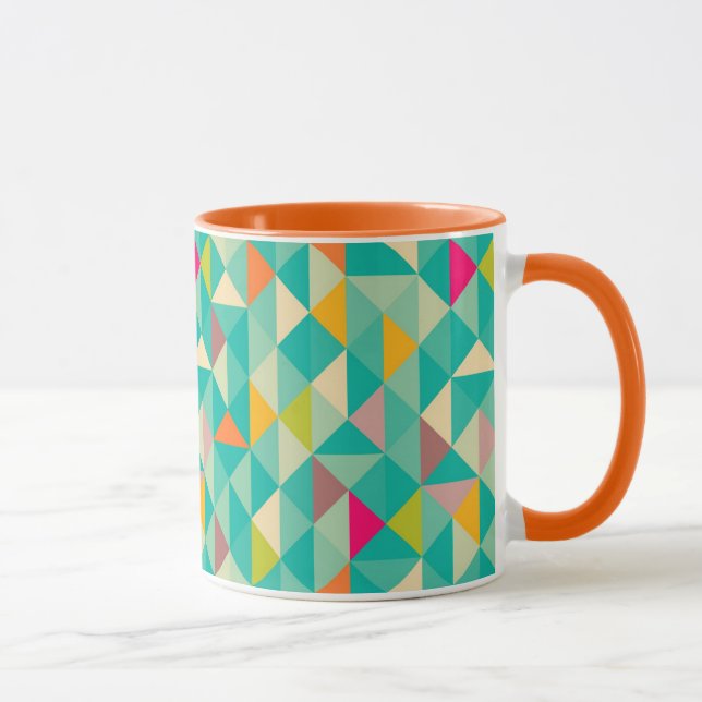 Dreiecke Muster Tasse (Rechts)