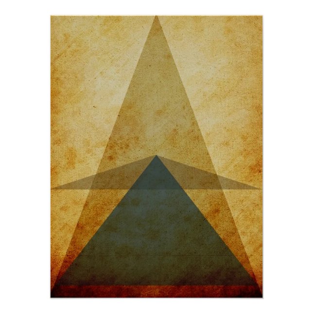 Dreiecke Poster (Vorderseite)