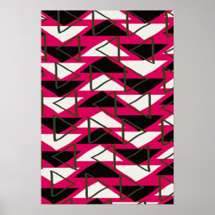 Dreiecke Poster