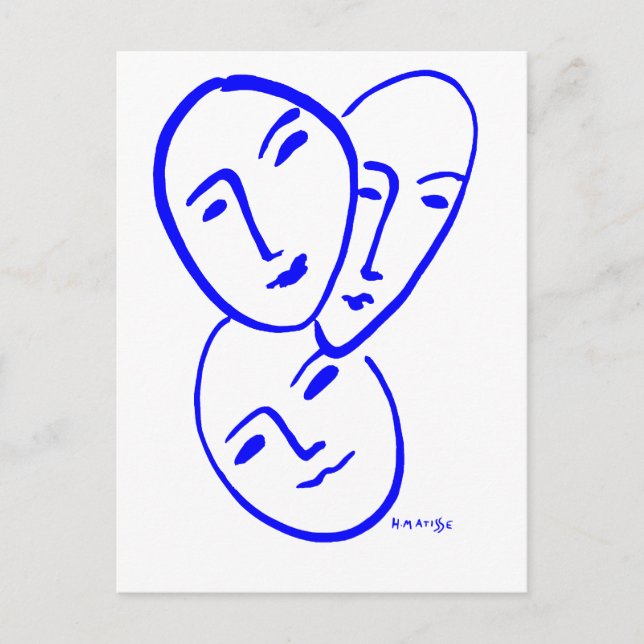 Dreiecke Postkarte (Vorderseite)