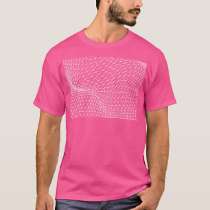 Dreiecke Wellenmuster-Design T-Shirt